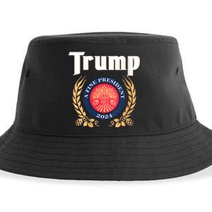 Women Trump 2024 Shirts Trump A Fine President 2024 Sustainable Bucket Hat