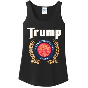 Women Trump 2024 Shirts Trump A Fine President 2024 Ladies Essential Tank