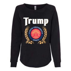 Women Trump 2024 Shirts Trump A Fine President 2024 Womens California Wash Sweatshirt