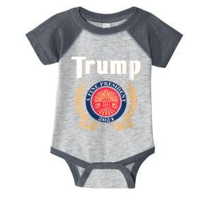 Women Trump 2024 Shirts Trump A Fine President 2024 Infant Baby Jersey Bodysuit