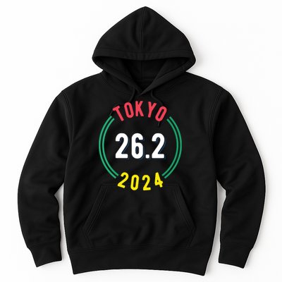 Women Tokyo 262 Marathon 2024 Vneck Hoodie