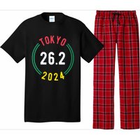 Women Tokyo 262 Marathon 2024 Vneck Pajama Set