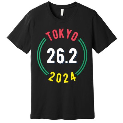 Women Tokyo 262 Marathon 2024 Vneck Premium T-Shirt