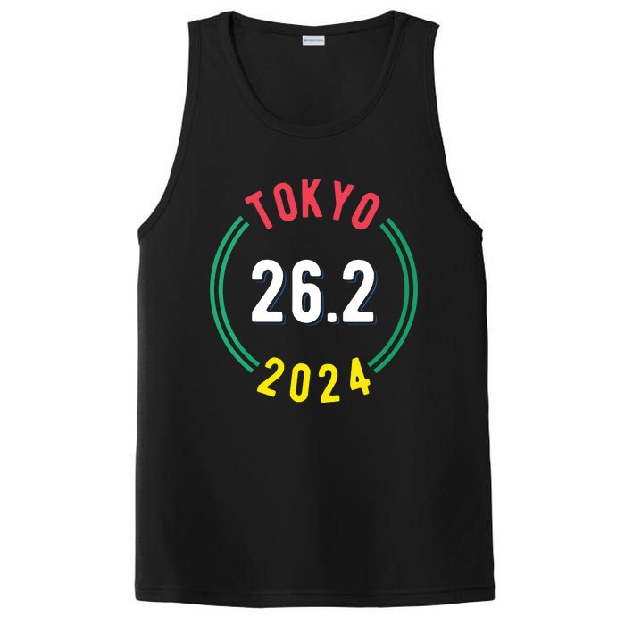 Women Tokyo 262 Marathon 2024 Vneck PosiCharge Competitor Tank