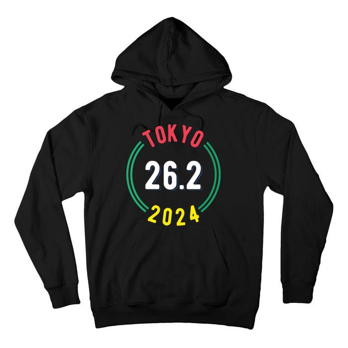 Women Tokyo 262 Marathon 2024 Vneck Tall Hoodie