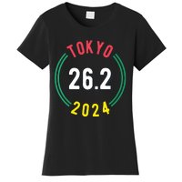 Women Tokyo 262 Marathon 2024 Vneck Women's T-Shirt