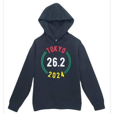 Women Tokyo 262 Marathon 2024 Vneck Urban Pullover Hoodie