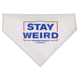 Weird Trump 2024 Stay Weird Donald Trump Jd Vance USA-Made Doggie Bandana