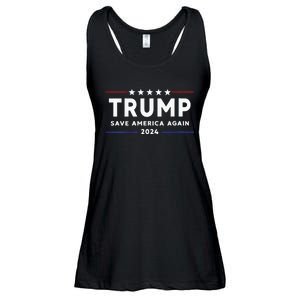 Wo Trump 2024 Save America Save America Again Trump  Ladies Essential Flowy Tank