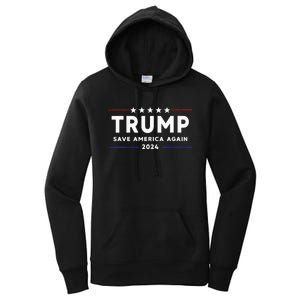 Wo Trump 2024 Save America Save America Again Trump  Women's Pullover Hoodie