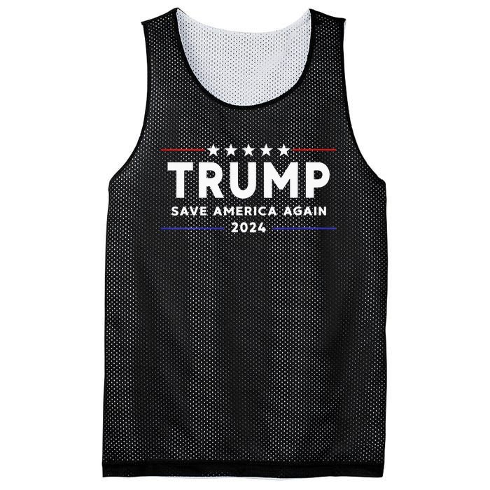 Wo Trump 2024 Save America Save America Again Trump  Mesh Reversible Basketball Jersey Tank