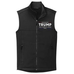 Wo Trump 2024 Save America Save America Again Trump  Collective Smooth Fleece Vest