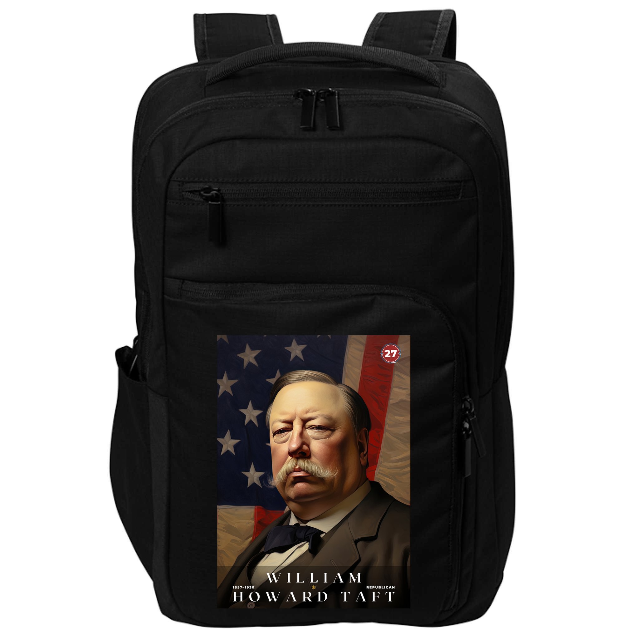 William Taft 27th President Of The United States Portrait Impact Tech Backpack