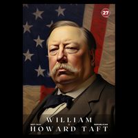 William Taft 27th President Of The United States Portrait Impact Tech Backpack