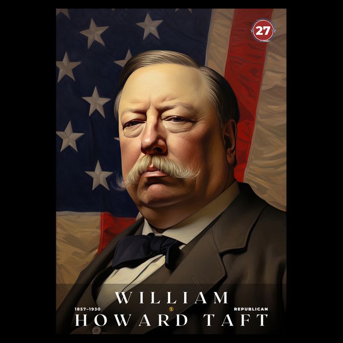 William Taft 27th President Of The United States Portrait Impact Tech Backpack
