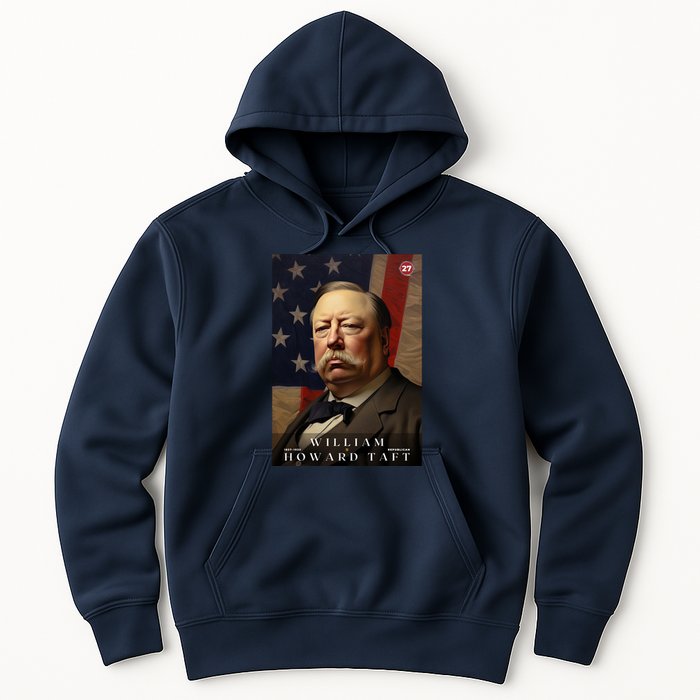 William Taft 27th President Of The United States Portrait Hoodie
