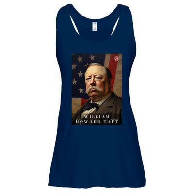 William Taft 27th President Of The United States Portrait Ladies Essential Flowy Tank