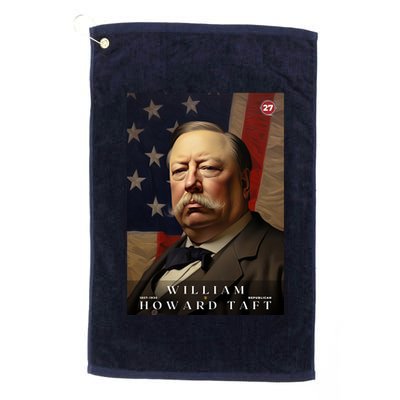 William Taft 27th President Of The United States Portrait Golf Towel