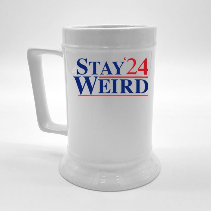 Weird Trump 2024 Stay Weird Donald Trump Jd Vance Beer Stein