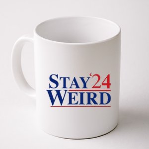 Weird Trump 2024 Stay Weird Donald Trump Jd Vance Coffee Mug