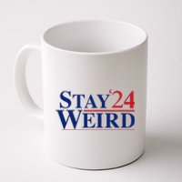 Weird Trump 2024 Stay Weird Donald Trump Jd Vance Coffee Mug