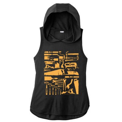 Woodworking Tools And Accessories Ladies PosiCharge Tri-Blend Wicking Draft Hoodie Tank