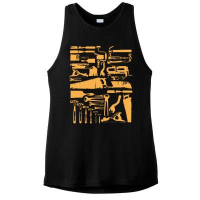 Woodworking Tools And Accessories Ladies PosiCharge Tri-Blend Wicking Tank