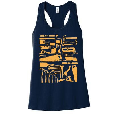 Woodworking Tools And Accessories Women's Racerback Tank