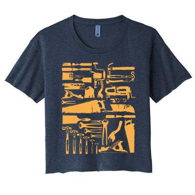 Woodworking Tools And Accessories Women's Crop Top Tee