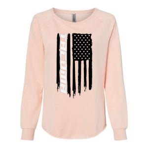 Washington Tacoma American Flag Usa Womens California Wash Sweatshirt