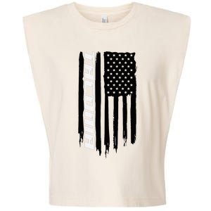 Washington Tacoma American Flag Usa Garment-Dyed Women's Muscle Tee