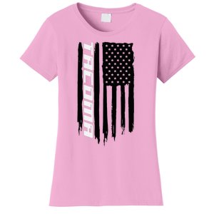 Washington Tacoma American Flag Usa Women's T-Shirt