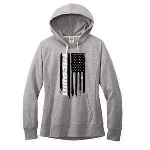 Washington Tacoma American Flag Usa Women's Fleece Hoodie