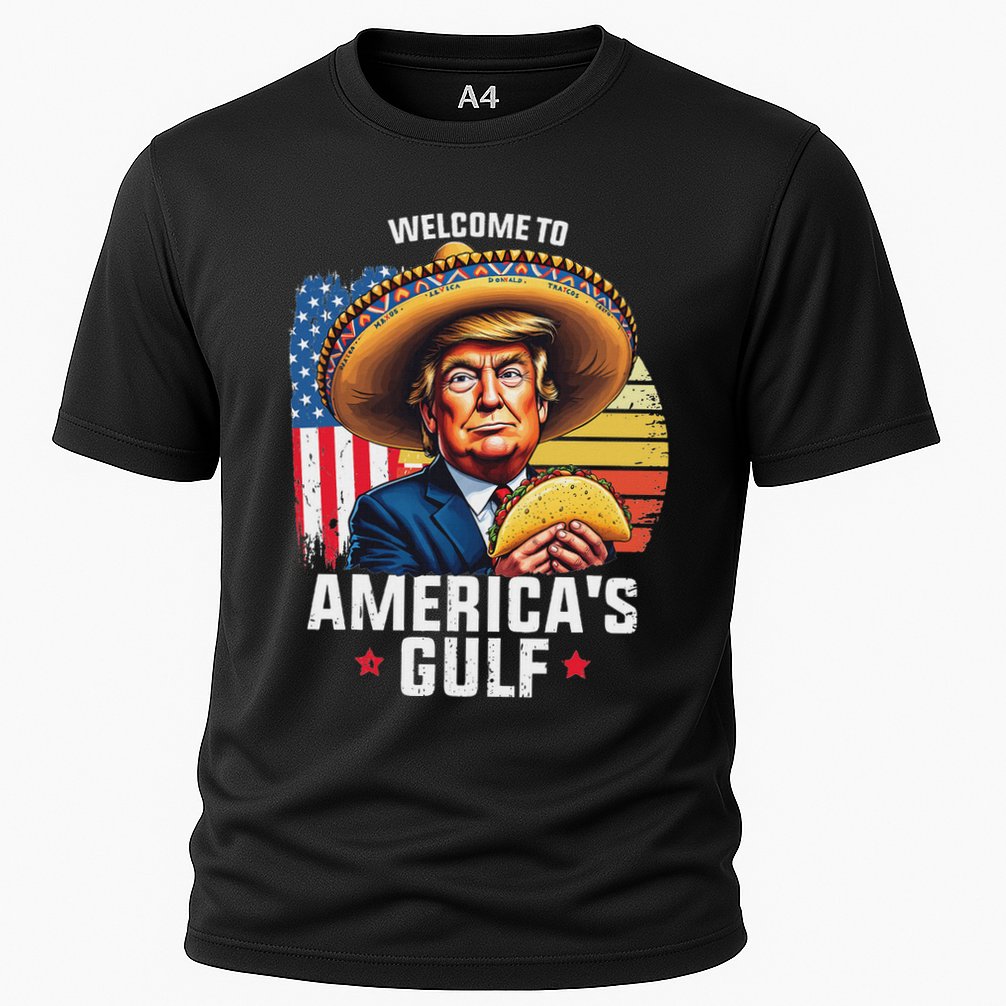 Welcome To AmericaS Gulf Cooling Performance Crew T-Shirt