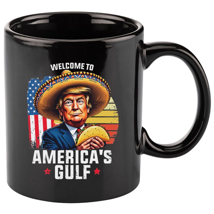 Welcome To AmericaS Gulf 11oz C Handle Ceramic Mug