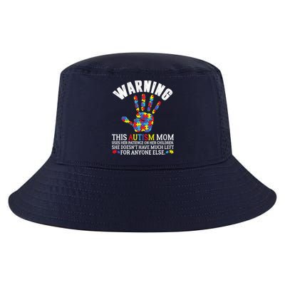 Warning This Autism Mom Uses Patience In Children Cool Comfort Performance Bucket Hat