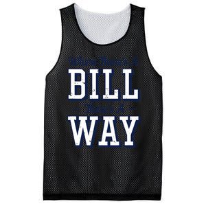 Where Theres A Bill Theres A Way Chapel Bill Design Mesh Reversible Basketball Jersey Tank