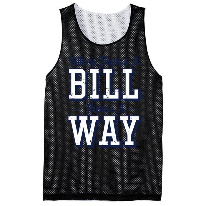 Where Theres A Bill Theres A Way Chapel Bill Design Mesh Reversible Basketball Jersey Tank