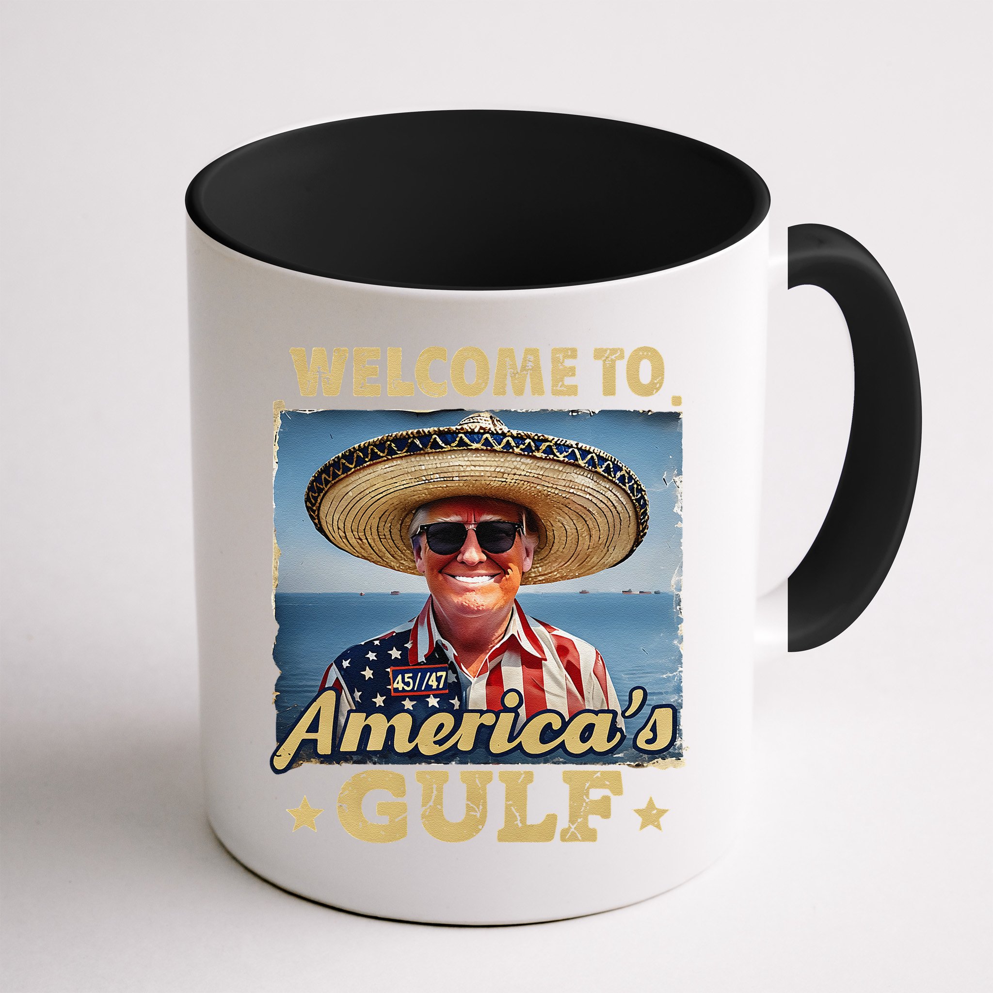 Welcome To AmericaS Gulf Trump Gulf Of Mexico America Map Mug