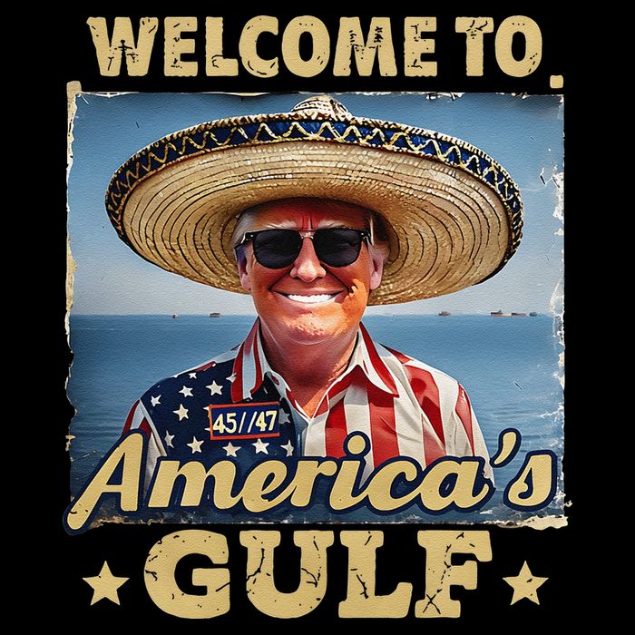 Welcome To AmericaS Gulf Trump Gulf Of Mexico America Map Mug