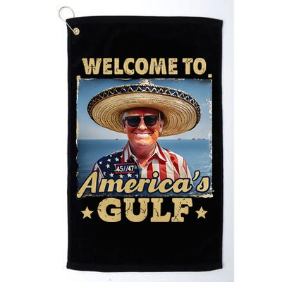 Welcome To AmericaS Gulf Trump Gulf Of Mexico America Map Golf Towel