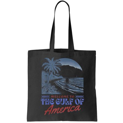Welcome To AmericaS Gulf Retro Vintage Beach Bag