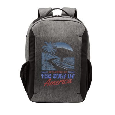 Welcome To AmericaS Gulf Retro Vintage Beach Vector Backpack
