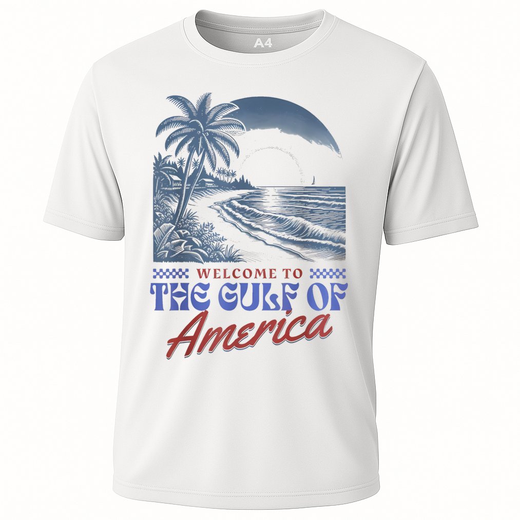 Welcome To AmericaS Gulf Retro Vintage Beach Performance Shirt