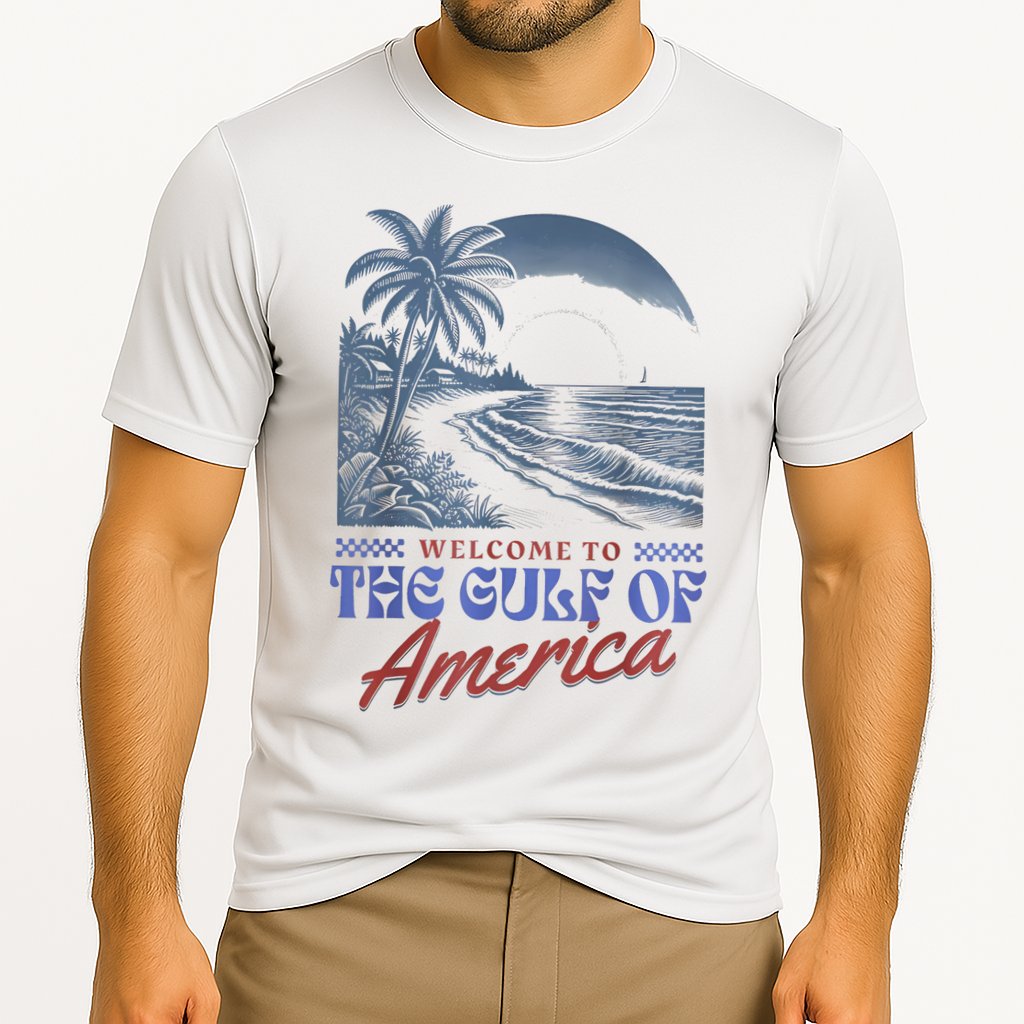 Welcome To AmericaS Gulf Retro Vintage Beach Performance Shirt