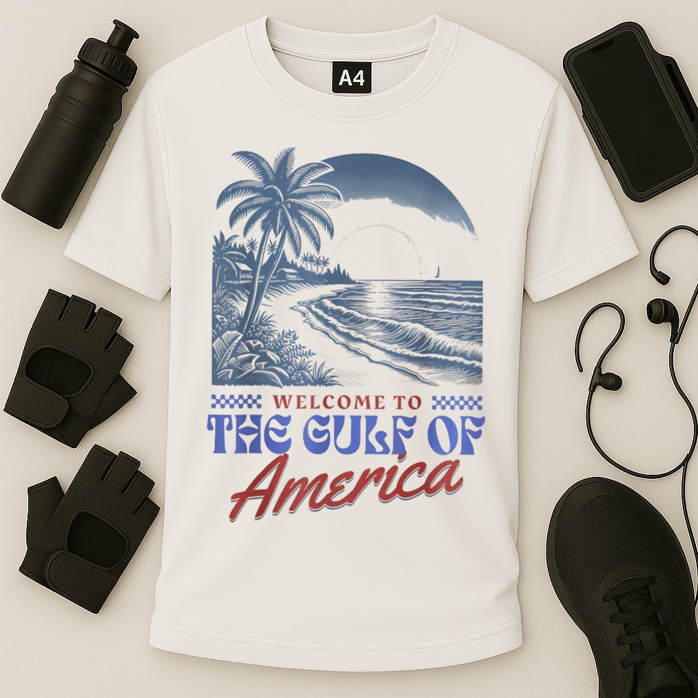 Welcome To AmericaS Gulf Retro Vintage Beach Performance Shirt