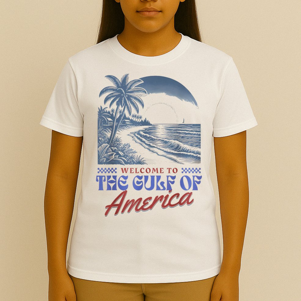 Welcome To AmericaS Gulf Retro Vintage Beach T-Shirt