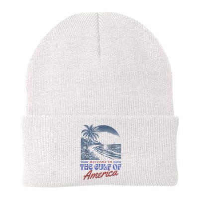 Welcome To AmericaS Gulf Retro Vintage Beach Beanie