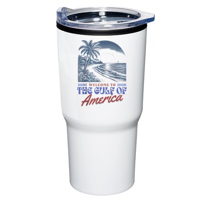 Welcome To AmericaS Gulf Retro Vintage Beach Tumbler