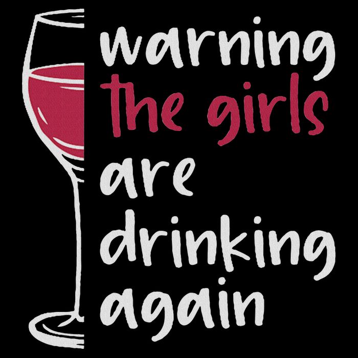 Warning The Are Drinking Again Wine Glass Funny Wool Snapback Cap